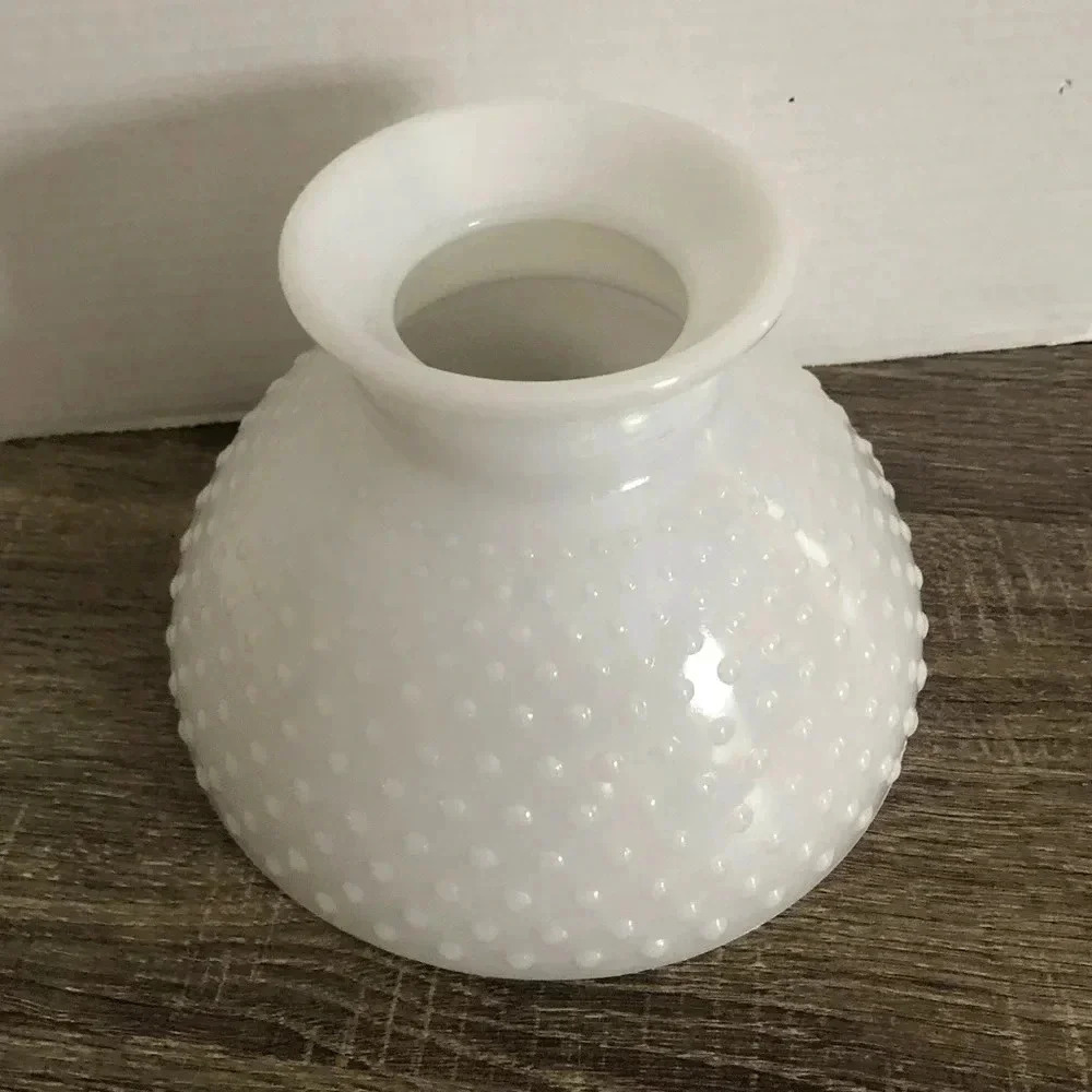 Vintage Milk Glass Hobnail Shade